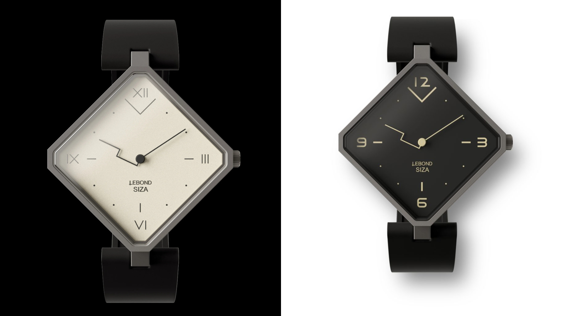 Lebond Siza,Cal. ETA 2892-A2,自動上鏈,鈦金屬錶殼(41.5mm),米色/啞光黑色錶盤,時分顯示,動力儲存50小時,售價2,700歐元。Siza之所以選擇鈦金屬製造錶殼,是因為喜歡它輕量和啞光黑的質地。